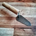 Japonská lyžica tvrdá, oceľ 90mm x 1,2mm